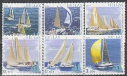 Grecia 2013 Correo 2660/65 Turismo De Vela (6v)  **/MNH - Unused Stamps