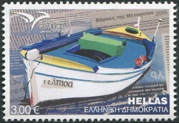Grecia 2015 Correo 2774 Euromed Postal (barca)   **/MNH - Unused Stamps