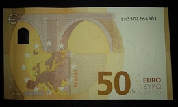 50 EURO S029C2 Italy DRAGHI Serie SD Ch 50 Perfect UNC - 50 Euro