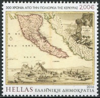 Grecia 2016 Correo 2836 300 Años Desde Cerco De Corfu  **/MNH - Neufs