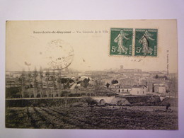 GP 2019 - 2217  SAUVETERRE-de-GUYENNE  (Gironde)  :  Vue Générale De La Ville   1908   XXXX - Otros & Sin Clasificación