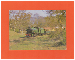 1984 AUSTRALIA OLD TRAIN ROUTE TO GHAN AIR MAIL POSTCARD WITH 1 STAMP TO SWISS - Cartas & Documentos