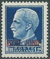 1941 ISOLE JONIE EFFIGIE 1,25 LIRE MNH ** - RB37-2 - Islas Jónicas