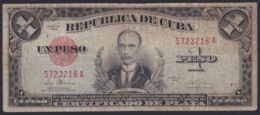 1948-BK-25 CUBA 1948 1$ BANCO NACIONAL CERTIFICADO DE PLATA SILVER CERTIFICATE - Cuba