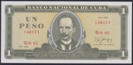 1988-BK-39 CUBA 1988 1$ BANCO NACIONAL JOSE MARTI UNC - Cuba