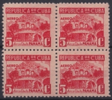 1937-370 CUBA REPUBLICA 1937 ED.320 5c ARCO CHATO PANAMA. ESCRITORES Y ARTISTAS NO GUM WRITTER & ARTIST. - Unused Stamps