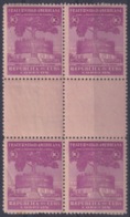 1942-231 CUBA REPUBLICA 1942 MH ED.351 10c DEMOCRACIA ORIGINAL GUTTER PAIR ORIGINAL GUM ALGUN DEFECTO EN LA GOMA. - Unused Stamps