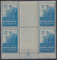 1942-232 CUBA REPUBLICA 1942 MH ED.350 5c DEMOCRACIA ORIGINAL GUTTER PAIR ORIGINAL GUM ALGUN DEFECTO EN LA GOMA. - Unused Stamps
