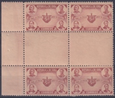 1942-234 CUBA REPUBLICA 1942 MH ED.349 2c DEMOCRACIA ORIGINAL GUTTER PAIR ORIGINAL GUM. - Unused Stamps