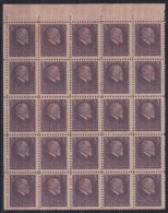 1953-237 CUBA REPUBLICA 1955 Ed.535 3c RAFAEL MONTORO BLOCK 25 ORIGINAL GUM - Unused Stamps