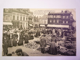 GP 2019 - 2262  NOGENT-LE-ROTROU  (Eure-et-Loir)  :  Place Du Marché  -  Marché Aux Légumes   XXXX - Nogent Le Rotrou