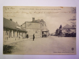 GP 2019 - 2267  MOURMELON-le-GRAND  (Marne)  :  Bureau De POSTE Et Entrée De La Rue Du Génie   1916  XXXX - Mourmelon Le Grand