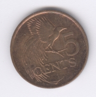 TRINIDAD & TOBAGO 1997: 5 Cents, KM 30 - Trinité & Tobago