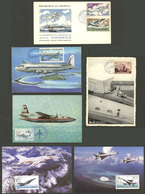 TOPIC AVIATION: 43 Cards (one Cover), Most With Views Of Airplanes, Many Are Maximum Cards, Very Fine General Quality! - Altri (Aria)