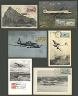 TOPIC AVIATION: About 30 Postcards Related To Topic Aviation, Mostly Maximum Cards, VF Quality! - Autres (Air)