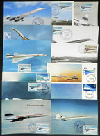 TOPIC AVIATION: CONCORDE: 13 Beautiful Maximum Cards, Excellent Quality! - Sonstige (Luft)