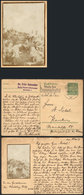 GERMANY: 5Pg. Postal Card Posted On 28/OC/1936, With An Interesting Old Photograph On Back Showing A Group Of People At  - Sonstige & Ohne Zuordnung