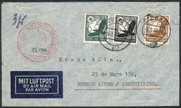 GERMANY: Airmail Cover Sent From Pirna To Argentina On 3/MAY/1937, Franked With 1.75Mk. - Other & Unclassified