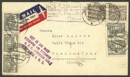 GERMANY: 8/OC/1949 Berlin - Argentina, Airmail Cover Franked With 35Pf., With Mark Applied In New York: NOT IN AIR MAIL  - Otros & Sin Clasificación