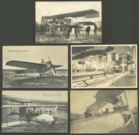 GERMANY: AVIATION: 5 Old Postcards, Very Good Views, Excellent Quality! - Other & Unclassified