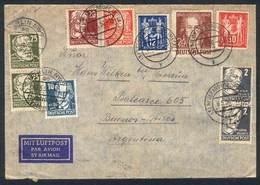 EAST GERMANY: Lot Of 5 Covers Sent To Argentina Between 1950 And 1951 With Nice Postages, Fine General Quality (one Or T - Altri & Non Classificati