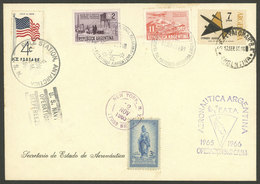 ARGENTINE ANTARCTICA: 17/SE/1965 El Palomar - Antarctica, Cover Carried On The First Antarctic Trans-polar Flight, With  - Other & Unclassified