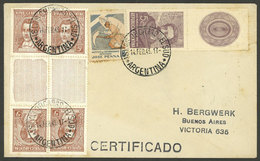 ARGENTINE ANTARCTICA - ORCADAS: Cover Sent To Buenos Aires On 14/FE/1943 With Very Good Franking! - Otros & Sin Clasificación