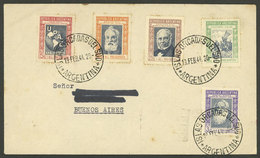 ARGENTINE ANTARCTICA - ORCADAS: Cover Franked With The Complete Postal Welfare Set, Sent To Buenos Aires On 19/FE/1944,  - Altri & Non Classificati