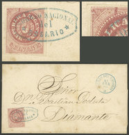 ARGENTINA: GJ.10, 5c. Without Accent, Rare Example With Two Large RETOUCHES: Above The C Of REPUBLICA, And At Top Left,  - Buenos Aires (1858-1864)