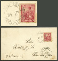 ARGENTINA: RARE IMPERFORATE POSTAGE: GJ.222P, 5c. Seated Liberty IMPERFORATE Franking A Cover Sent From Olivos To Buenos - Sonstige & Ohne Zuordnung