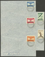 ARGENTINA: GJ.845/49, 1940 Cmpl. Set Of 5 Values On Envelopes With First Day Postmarks, Excellent Quality - Altri & Non Classificati