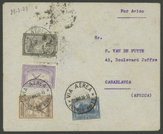 ARGENTINA: 21/MAR/1929 Buenos Aires - Morocco, Airmail Cover Sent By Aeropostale, Arrival Backstamp Of Casablanca 15/AP, - Otros & Sin Clasificación
