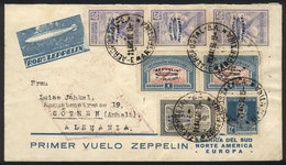 ARGENTINA: BEAUTIFUL ZEPPELIN COVER: Cover Sent To Germany By Zeppelin On 21/MAY/1930, Very Attractive Postage, With Spe - Otros & Sin Clasificación