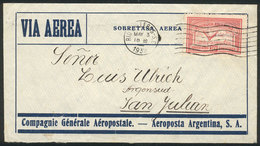 ARGENTINA: 3/MAY/1932 Río Gallegos - San Julián, Airmail Cover Sent By Aeroposta Argentina S.A. Franked With 30c., Arriv - Otros & Sin Clasificación