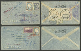 ARGENTINA: 2 Airmail Covers Sent To Germany In 1930s, One Returned To Sender And The Other One With Interesting Red Mark - Altri & Non Classificati