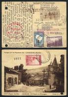 ARGENTINA: Registered Postcard Sent From Necochea To ROMANIA On 10/DE/1942 (franked $1.65). On Transit In USA It Receive - Altri & Non Classificati