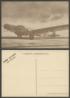 ARGENTINA: Postcard "aeropostal" Of AIR FRANCE With View Of An Airplane, Excellent Quality, Rare!" - Argentinië