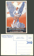 ARGENTINA: Special Postcard Of The C.G. Aeropostale For Its First Flight Between Argentina And Europe On 1/MAR/1928, Exc - Argentinien