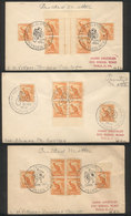 AUSTRALIA: 3 Covers Of 22/NO/1956 With Special Postmarks Of The Melbourne Olympic Games: CYCLING! - Other & Unclassified