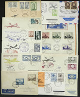 BELGIUM: 11 Covers + A Sheet Of The Years 1936 To 1962, Almost All Are FIRST FLIGHTS From Or To Belgium (most By SABENA) - Otros & Sin Clasificación