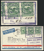 BOLIVIA: 13/OC/1930 La Paz - Buenos Aires, Airmail Cover Flown In The Air France Service Bolivia - Europe, Franked With  - Bolivia