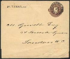 BRAZIL: RHM.CT-6, Wrapper Sent From Rio To England On 18/JUL/1894, VF Quality, RHM Catalog Value 360Rs. - Sonstige & Ohne Zuordnung
