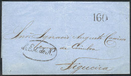 BRAZIL: Entire Letter Sent From Pará To Portugal On 4/SE/1860, VF Quality! - Sonstige & Ohne Zuordnung