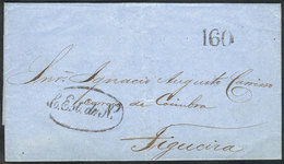 BRAZIL: Entire Letter Sent From Pará To Portugal On 4/SE/1860, VF Quality! - Other & Unclassified