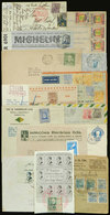 BRAZIL: 14 Covers, Cards Etc. Posted Between 1915 And 1965, Interesting Postages And Postmarks, Some With Defects, Inter - Other & Unclassified