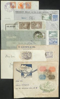 BRAZIL: 8 Covers Used Between 1922 And 1946, All With COMMEMORATIVE Stamps In The Postage, Some With Minor Defects, Othe - Other & Unclassified