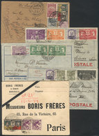 BRAZIL: 5 Covers Posted Between 1931 And 1934, All With Nice Psotages Of Commemorative Stamps, VF Quality! - Andere & Zonder Classificatie
