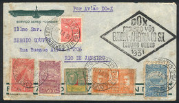 BRAZIL: 18/JUN/1931 First DO-X Flight Salvador - Rio De Janeiro, VF Quality! - Otros & Sin Clasificación