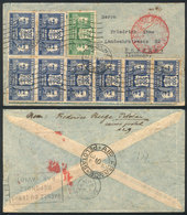 BRAZIL: Airmail Cover Sent From Pelotas To Germany On 22/SE/1934 Via AIR FRANCE, With Paris Transit Backstamp Of 27/SE.  - Other & Unclassified