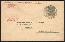 BRAZIL: Cover Sent From Porto Alegre To Fortaleza On 24/FE/1953 Via MILITARY AIRMAIL, VF! - Otros & Sin Clasificación